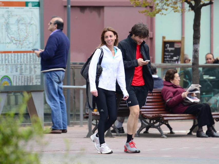 Jordi Cruz y su pareja Cristina Jiménez.