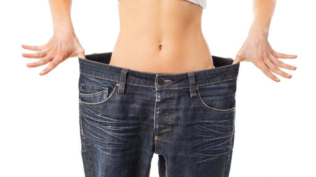 Otra forma de medir la obesidad es comprobar cómo quedan los pantalones.
