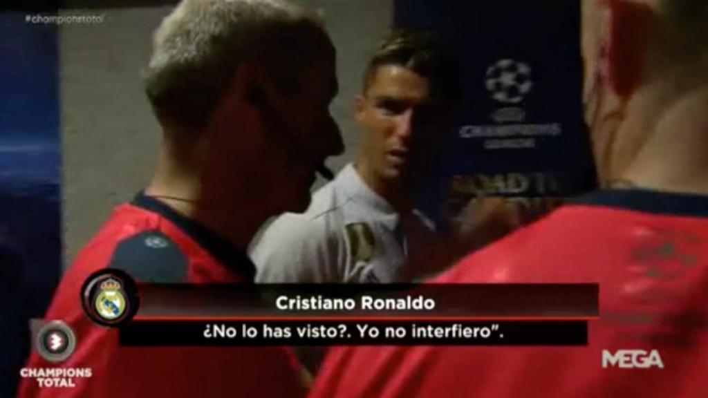 Cristiano habla con Atkinson