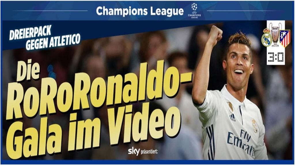 Portada del diario Bild Foto: bild.de