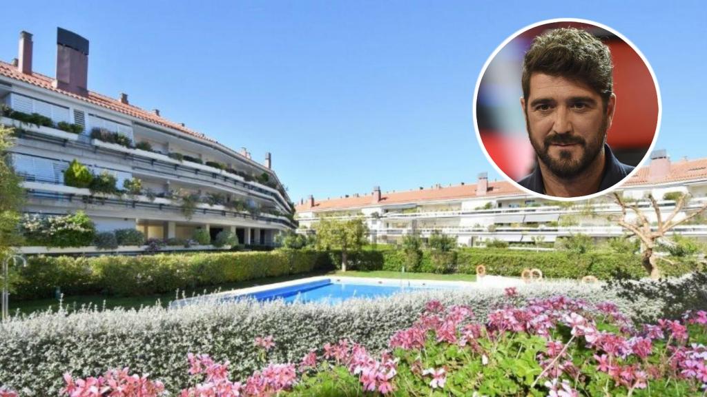 Urbanización donde vive Antonio Orozco en Sitges.