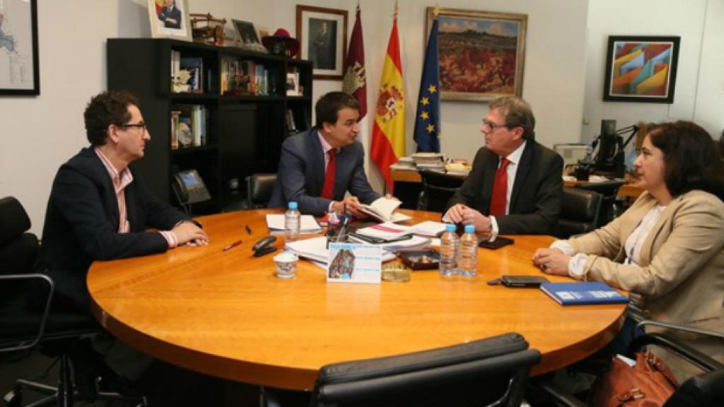 Miguel Ángel Collado durante el encuentro