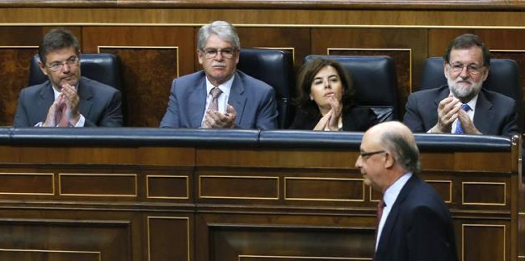 Montoro, en el reciente debate de Presupuestos.