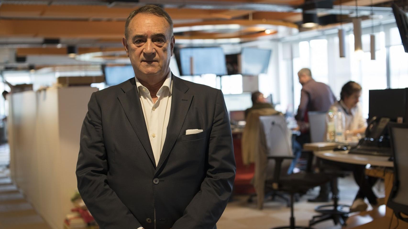 Fernando Sada en la redacción de EL ESPAÑOL