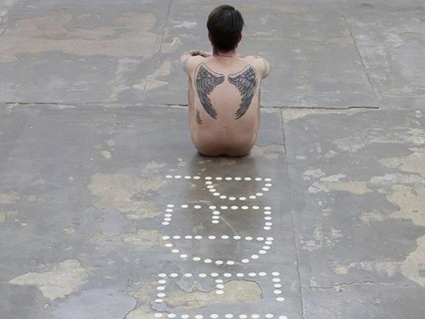 Un momento de la performance Amén.