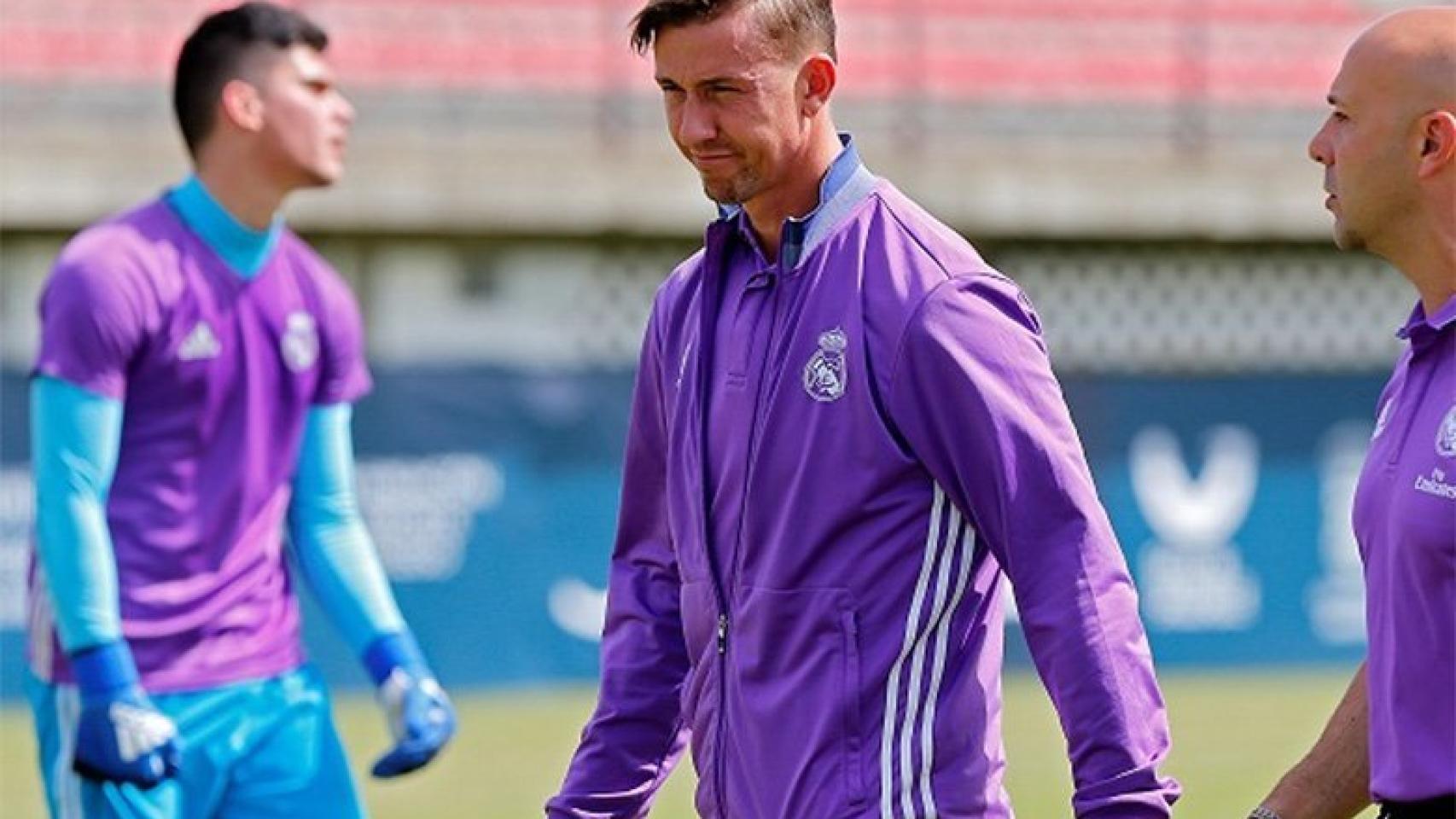 Guti, en la final de la Copa de Campeones Juvenil.