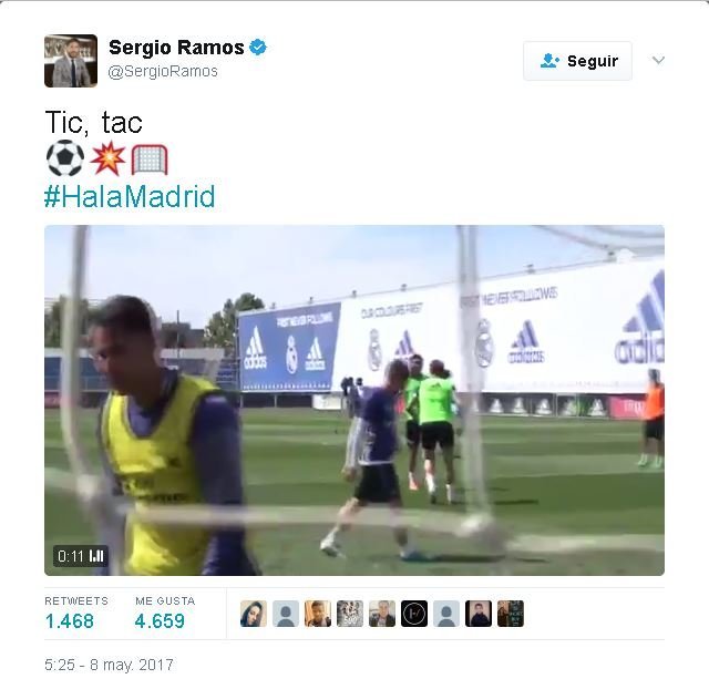Tweet de Sergio Rampos