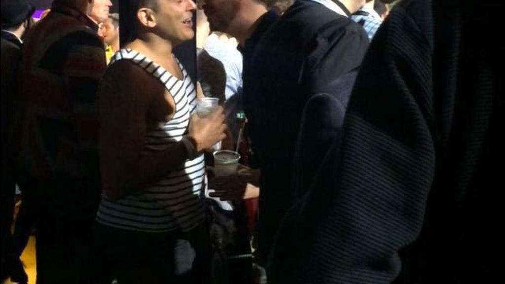 Javier Maroto en la fiesta posterior a Eurovisión en Estocolmo (Suecia), 2016.