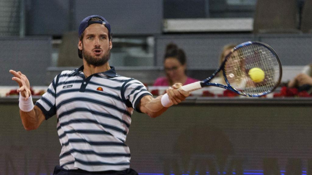 Feliciano, golpeando una derecha en Madrid.
