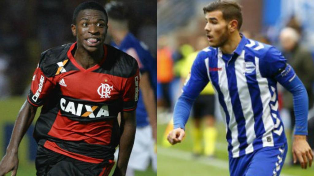 Vinicius y Theo Hernández