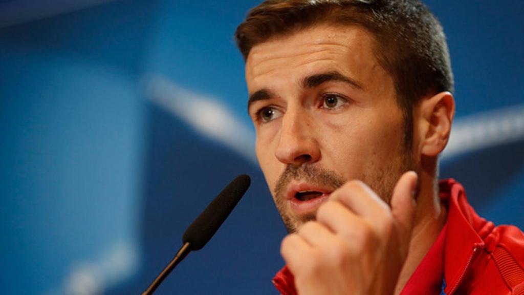 Gabi, en rueda de prensa Foto: atleticodemadrid.com