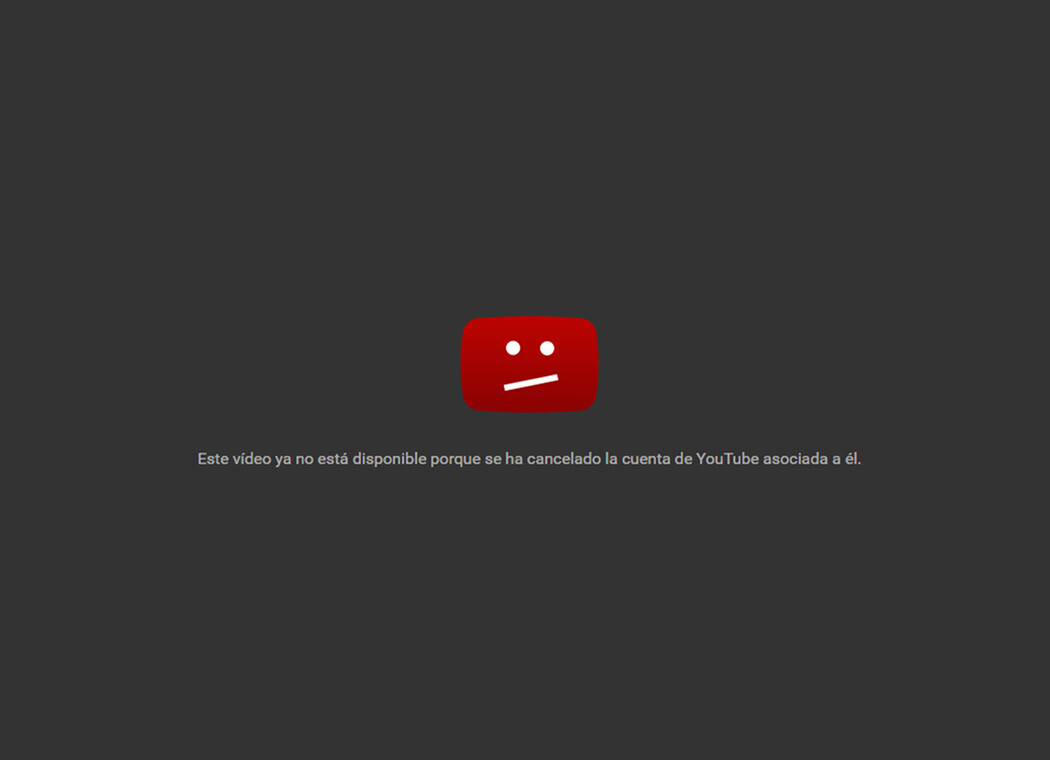 youtube eliminado 2