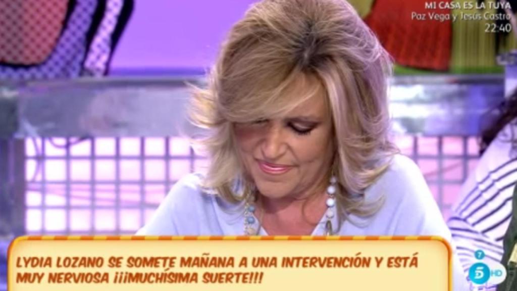 Lydia Lozano, obligada a pasar por quirófano: Me da mucho miedo