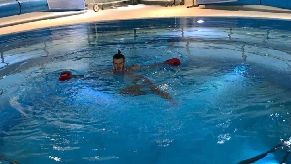 Bale continúa su recuperación. Foto: Twitter (@GarethBale11)