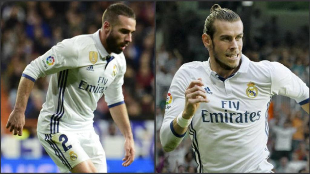 Dani Carvajal y Gareth Bale