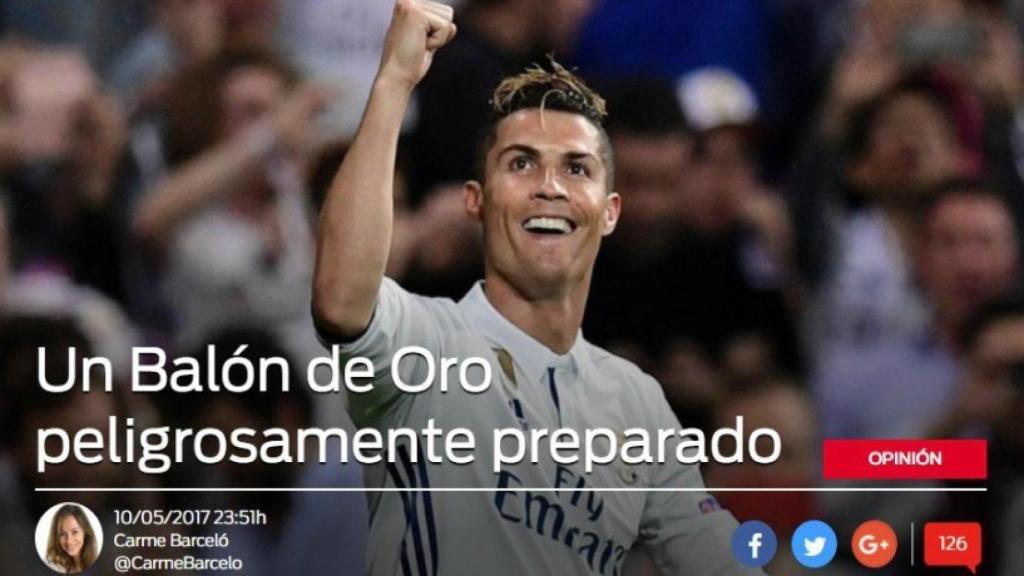 Columna de Carme Barceló en Sport