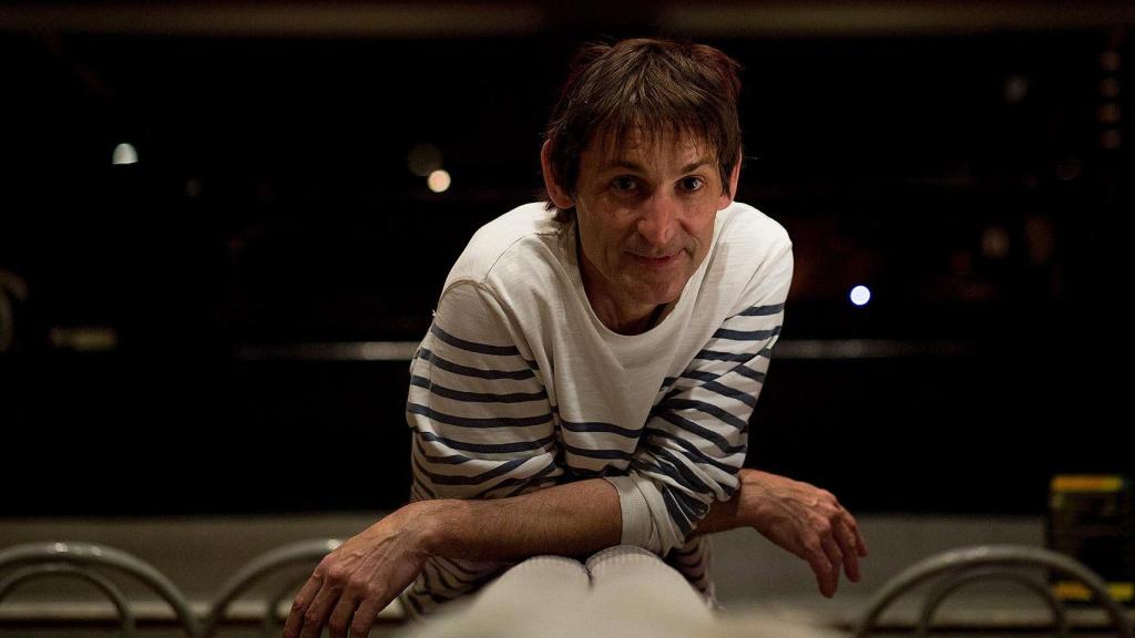 El cantautor Albert Pla, antes del concierto.