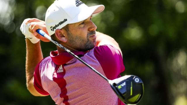 Sergio García en The Players este jueves.