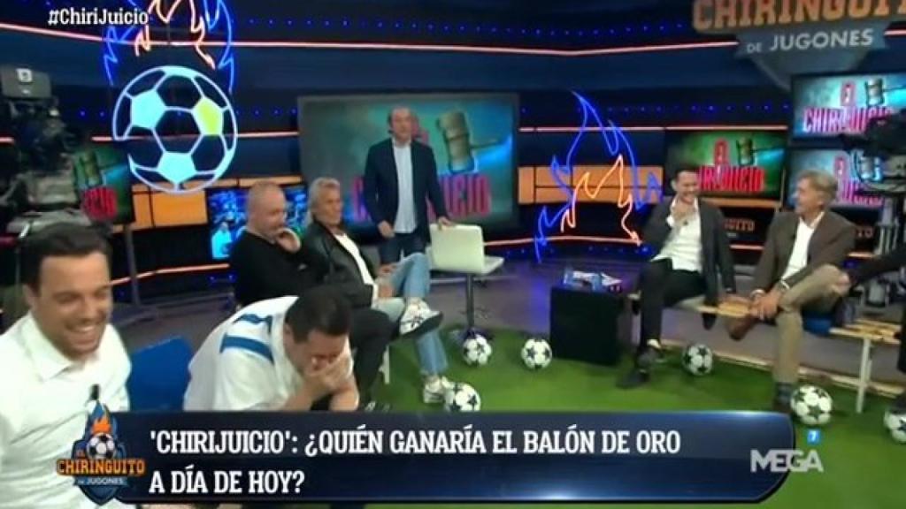 Ataque de risas en El Chiringuito de Jugones