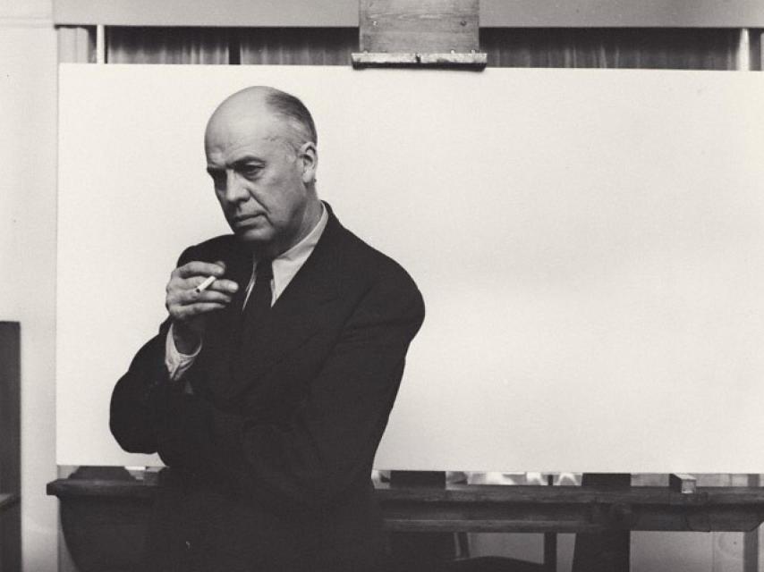 Edward Hopper retratado por Arnold Newman, en 1941.