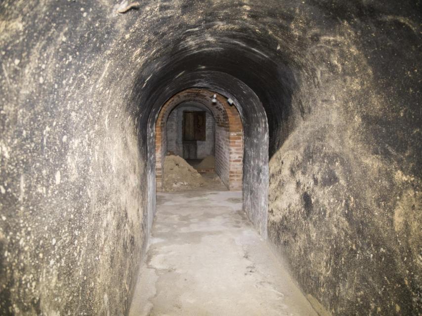 Una de las galerías del subterráneo.