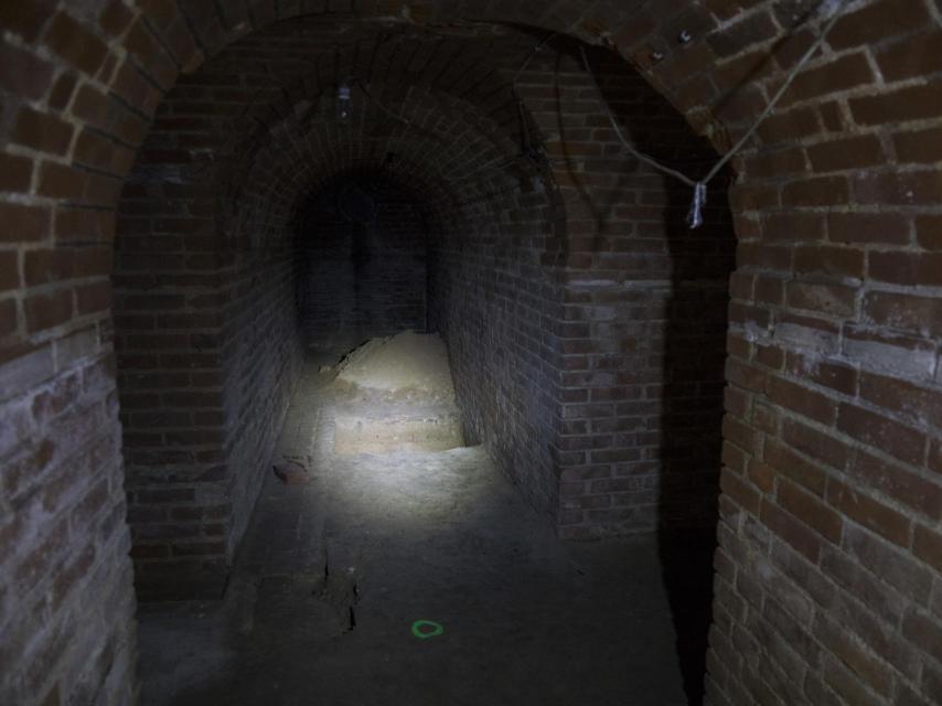 El refugio es un laberinto de galerías que se cruzan.