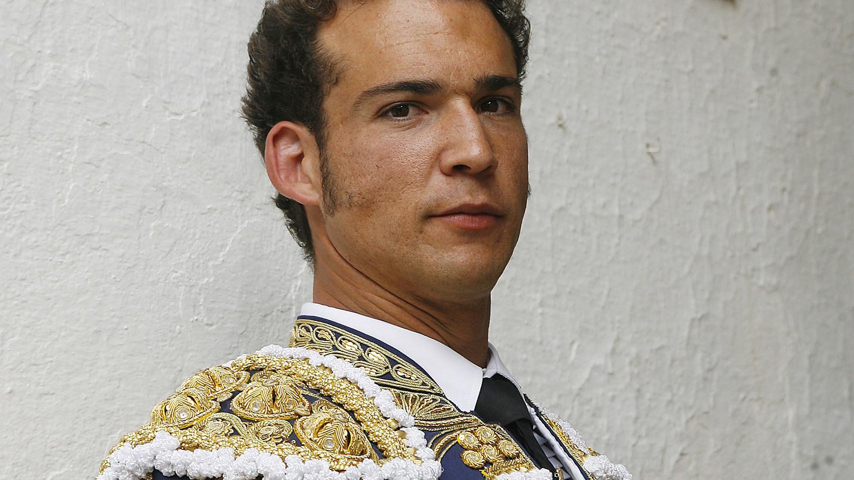 El matador de toros Álvaro Ortega durante sus años en activo.