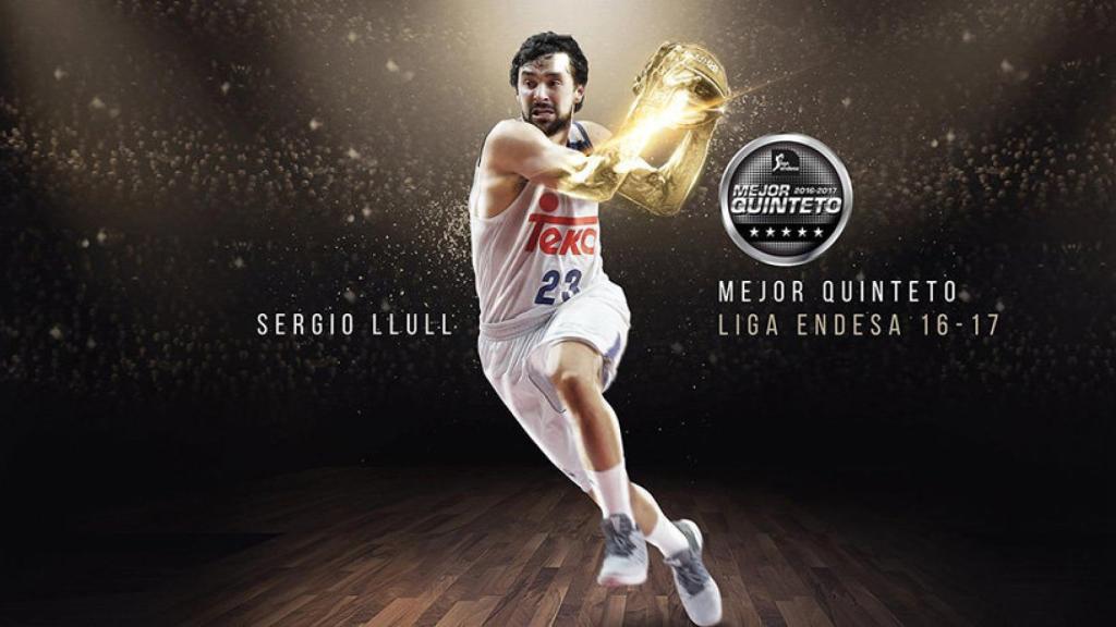 Llull es elegido en el mejor quinteto de la temporada. Foto: Twitter (@ACBcom)