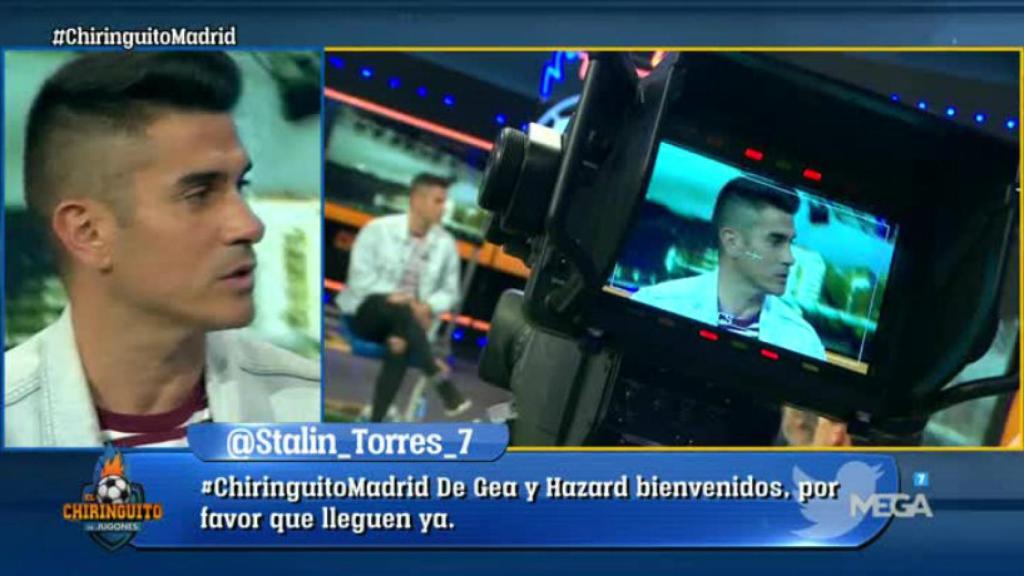 Álvaro Benito, en El Chiringuito