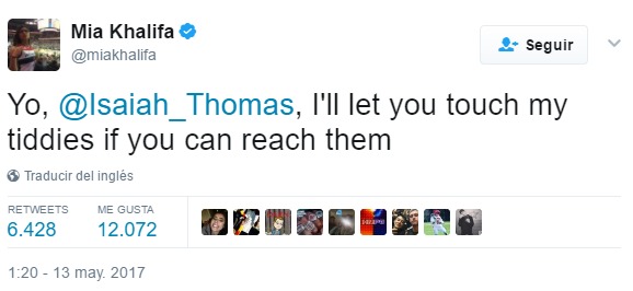 Foto: Twitter (@miakhalifa)