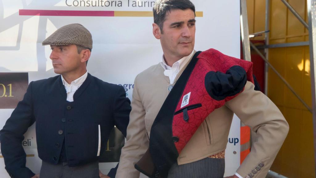 Jesulin de Ubrique en un evento taurino de Tauste (Zaragoza) hace una semana.