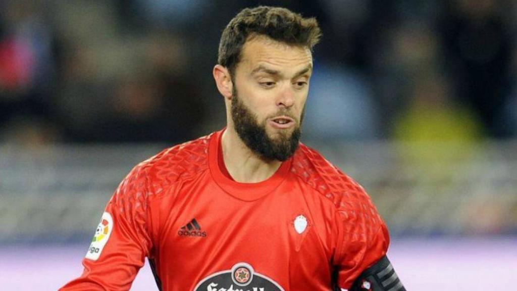 Sergio Álvarez, portero del Celta   Foto: Twitter (@partidazocope)