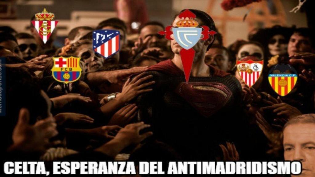 Meme del Celta - Real Madrid   Foto: memedeportes.com