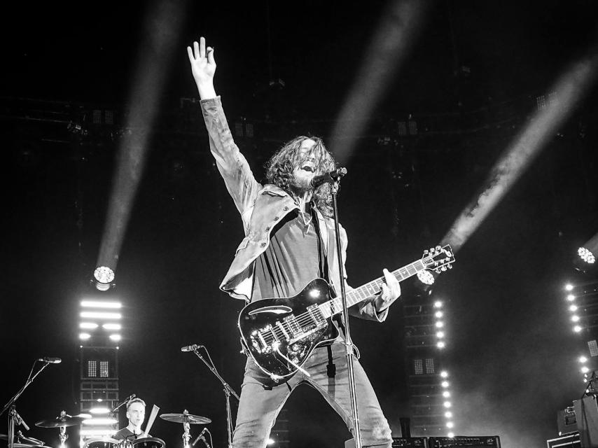 Cornell, en un concierto con Soundgarden esta primavera.