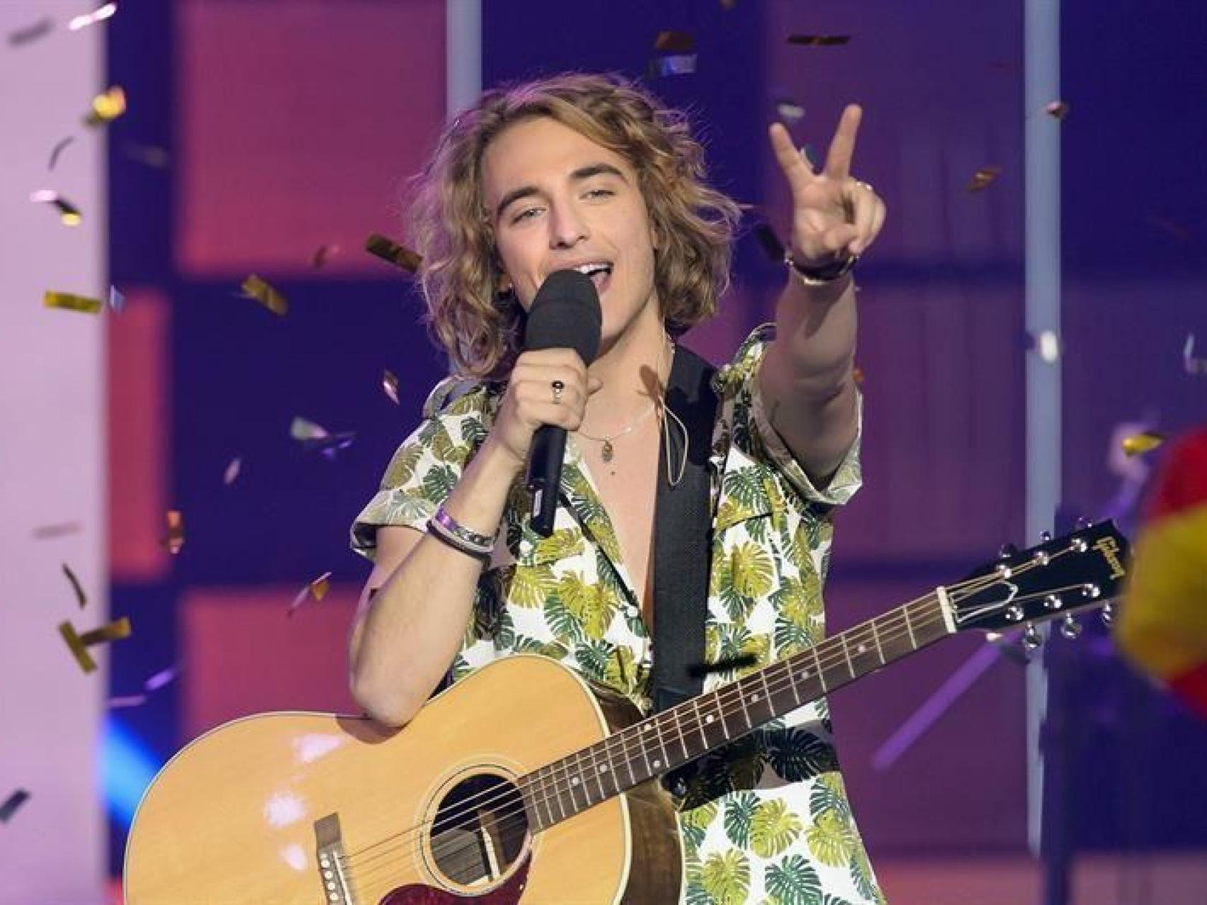 Manel Navarro en Eurovisión.