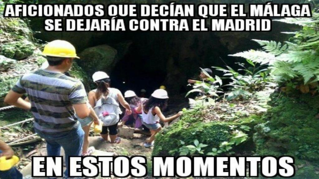 Meme del Málaga - Real Madrid   Foto: memedeportes.com