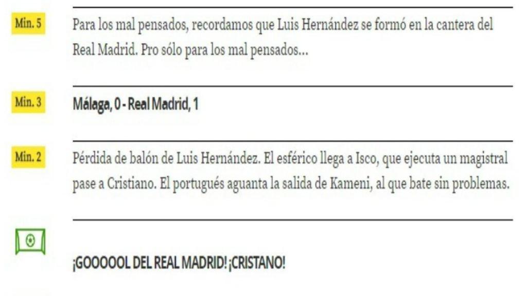 Mundo Deportivo llora en su directo por el gol de Cristiano