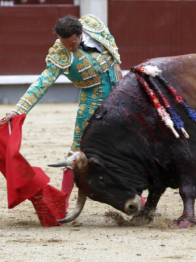 Ferrera, durante su faena este domingo.