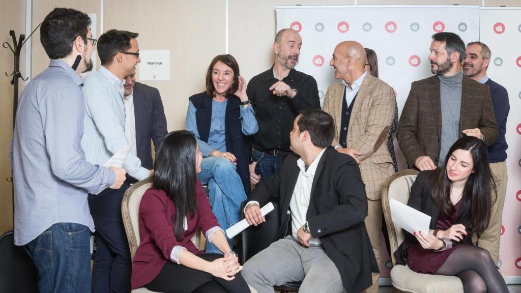 Los miembros del equipo español que competirá por la final.