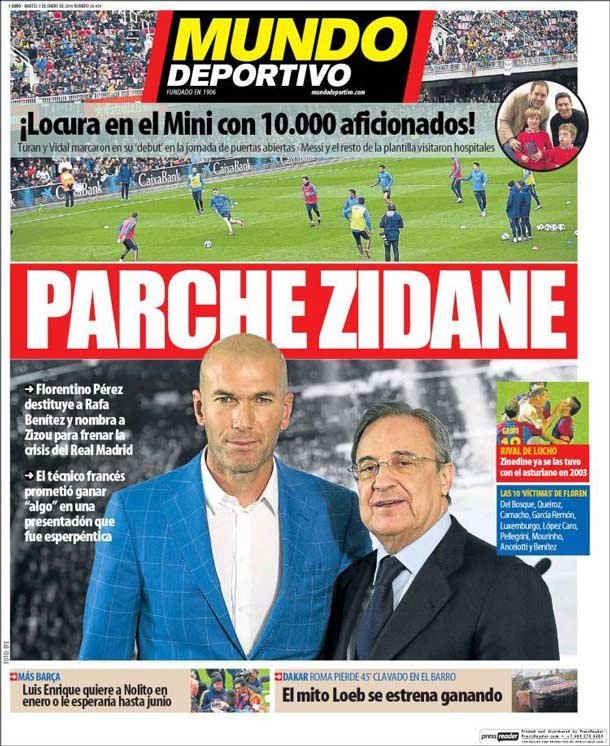 Mundo Deportivo se lució: un parche campeón de Champions y Liga