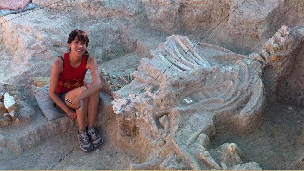 La paleontóloga Soledad Domingo.