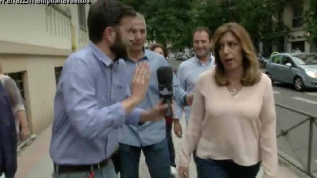 El enfado de Susana Díaz con Gonzo al compararla con Esperanza Aguirre