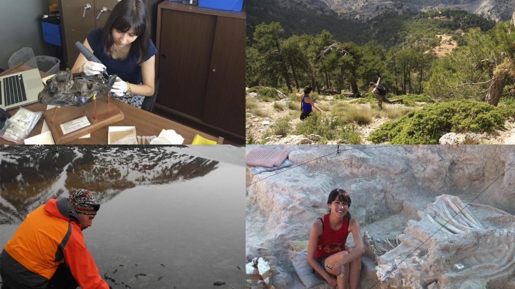 Los cuatro 'exploradores' becados.