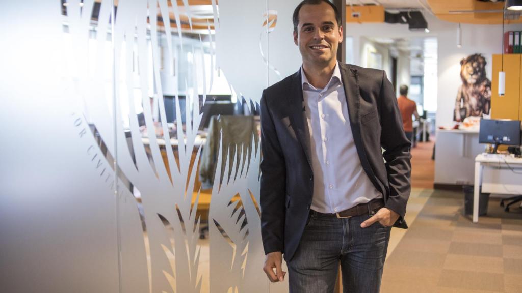 Ignacio Aguado, en la redacción de El Español