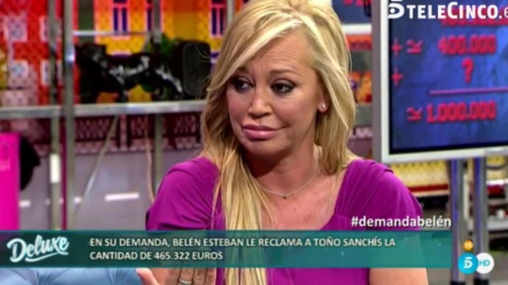 Una de las entrevistas más recientes que ha concedido Belén Esteban a Sálvame Deluxe.