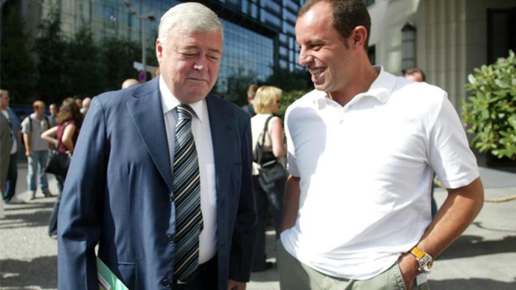 Rosell junto a su socio Ricardo Texeira