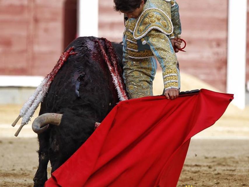 Reunido natural de  Castella a Hebreo, premiado con la vuelta al ruedo en el arrastre
