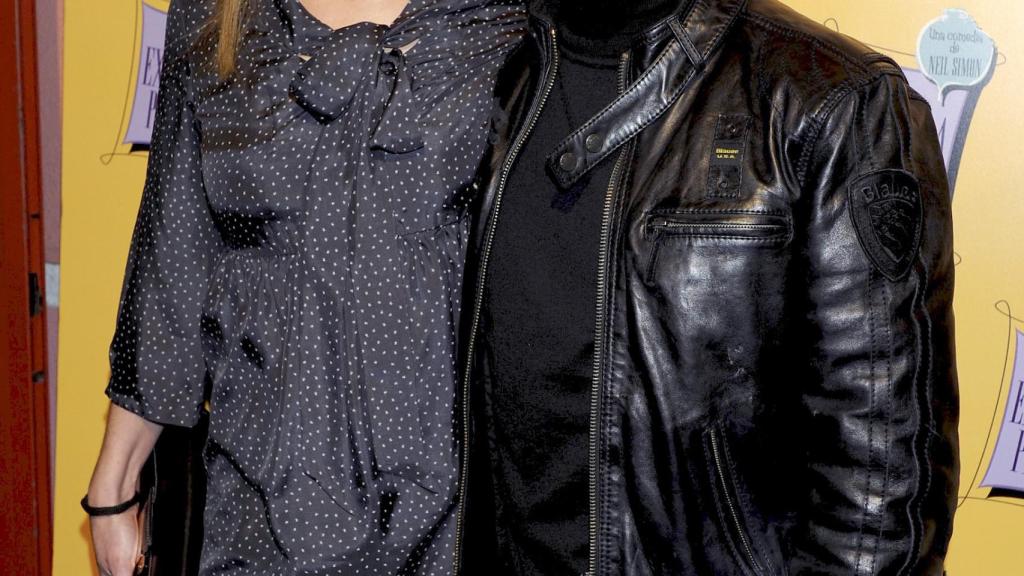 Jose Mota y Patricia Rivas durante un homenaje a Richy Castellanos, 2012.