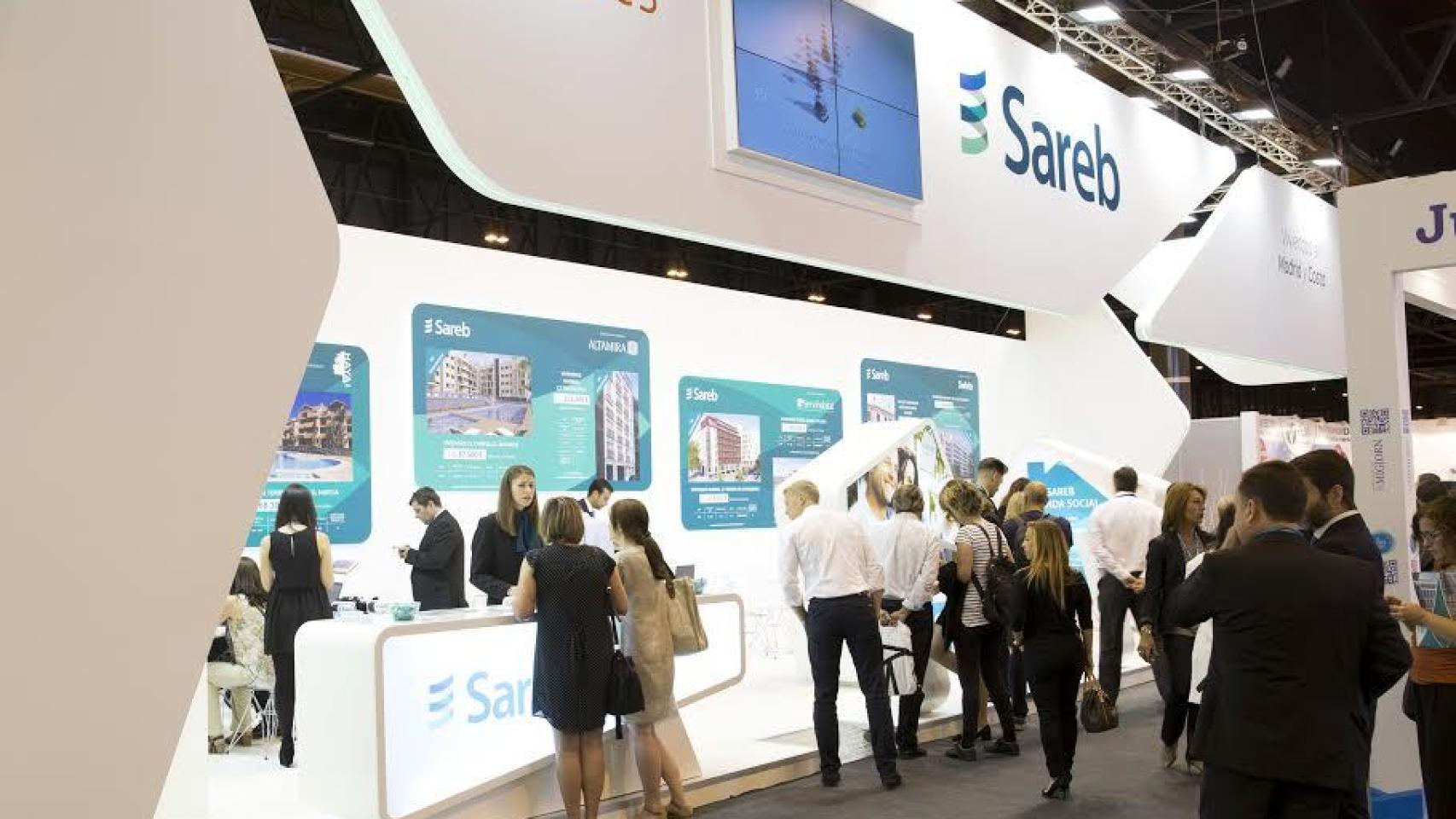 Stand de la Sareb en la última edición del Salón Inmobiliario de Madrid.