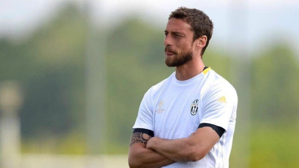Marchisio, entrenando con la Juventus. Foto. Twitter (@@ClaMarchisio8)